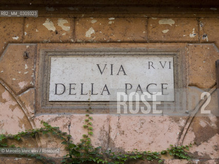 Roma, Via della Pace - ©Marcello Mencarini/Rosebud2