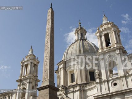 Rome, Piazza Navona. Church of St. Agnes in Agony / Roma, Piazza Navona, Chiesa di SantAgnese in Agone - ©Marcello Mencarini/Rosebud2