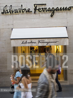 Roma, Show room Ferragamo in via Condotti - ©Marcello Mencarini/Rosebud2