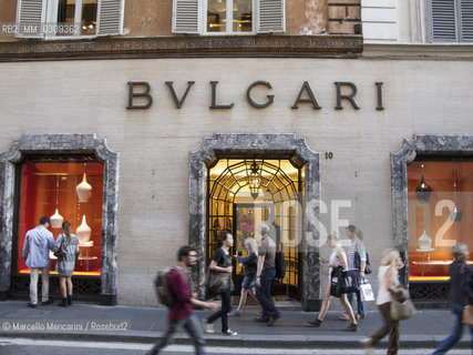 Roma, Show room Bulgari in via Condotti - ©Marcello Mencarini/Rosebud2
