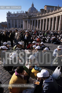Jubilee 2000, Day for Children. St. Peters, Vatican, Rome 2 jan 2000 ©Marcello Mencarini/Rosebud2