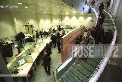 Rome, December 17, 1999. Press Center for Jubilee Coverage on via di Porta Castello / Roma, 17 dicembre 1999. Centro stampa per il Giubileo in via di Porta Castello - ©Marcello Mencarini/Rosebud2
