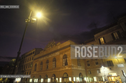 Exterior view of the Argentina Theater in Roma (about 1983) / Facciata del Teatro Argentina di Roma - ©Marcello Mencarini/Rosebud2