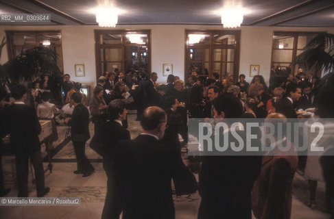 Rome Opera House Choir. Audience in the foyer / Coro del Teatro dellOpera di Roma. Pubblico nel foyer - ©Marcello Mencarini/Rosebud2