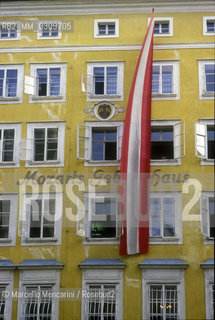 Salzburg, 1989. Mozarts birthplace / Salisburgo, 1989. Casa natale di Mozart - ©Marcello Mencarini/Rosebud2