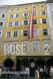 Salzburg, 1989. Mozarts birthplace / Salisburgo, 1989. Casa natale di Mozart - ©Marcello Mencarini/Rosebud2