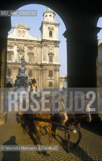 Salzburg, 1989. Carriage / Salisburgo, 1989. Carrozza - ©Marcello Mencarini/Rosebud2