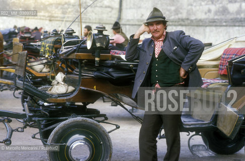 Salzburg, 1989. Carriage / Salisburgo, 1989. Carrozza - ©Marcello Mencarini/Rosebud2