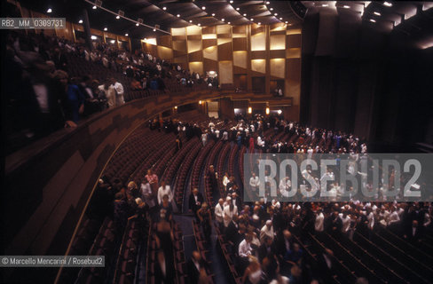 Salzburg, 1989. Interior view of the Grosses Festspielhaus (Large Festival Hall) / Salisburgo, 1989. Interno dellla Grosses Festspielhaus (Grande Teatro dellOpera del Festival di Salisburgo) - ©Marcello Mencarini/Rosebud2
