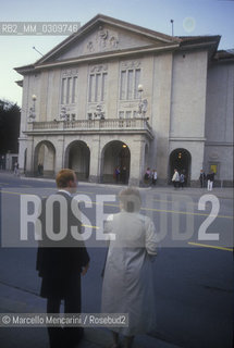 Salzburg, 1989. Mozarteum music academy / Salisburgo, 1989. La scuola musicale del Mozarteum - ©Marcello Mencarini/Rosebud2