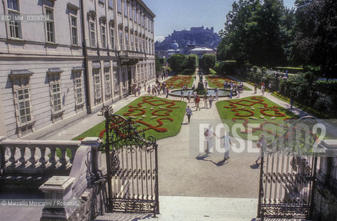 Salzburg, 1989. Mirabell Palace (Schloss Mirabell) / Salisburgo, 1989. Castello di Mirabell (Schloss Mirabell) - ©Marcello Mencarini/Rosebud2
