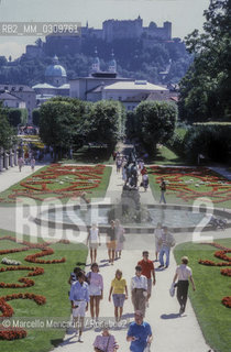 Salzburg, 1989. Mirabell Palace (Schloss Mirabell) / Salisburgo, 1989. Castello di Mirabell (Schloss Mirabell) - ©Marcello Mencarini/Rosebud2