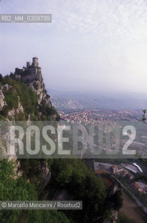 SAN MARINO. Tower called La Rocca or Guaita or First Tower / SAN MARINO. Torre detta La Rocca o Guaita o Prima Torre - ©Marcello Mencarini/Rosebud2