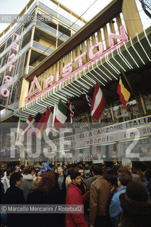 Sanremo Music Festival 1988. Ariston Theater, the seat of Festival / Festival di Sanremo 1988. Il Teatro Ariston, sede del Festival - ©Marcello Mencarini/Rosebud2