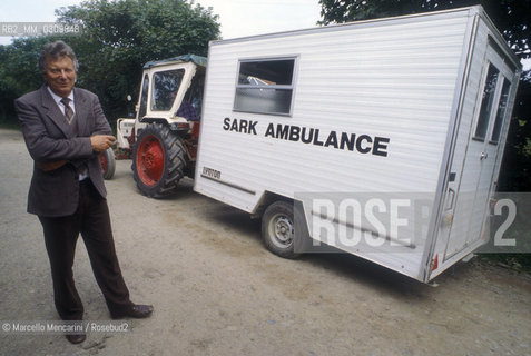SARK ISLAND, 1994. Doctor Michael Bedford / ISOLA DI SARK, Il medico Michael Bedford - ©Marcello Mencarini/Rosebud2