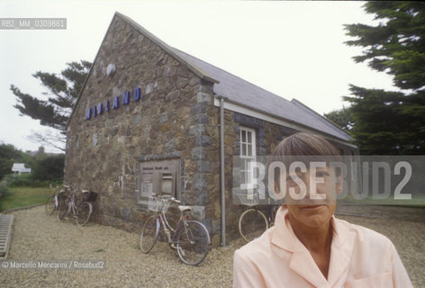 SARK ISLAND, 1994. Ann Atkinson, director of the Midland Bank / ISOLA DI SARK, Ann Atkinson, 1994. direttore della Midland Bank - ©Marcello Mencarini/Rosebud2