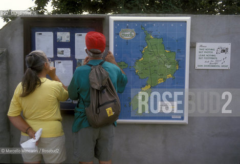 SARK ISLAND map / Mappa dell ISOLA DI SARK - ©Marcello Mencarini/Rosebud2