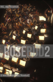 Orchestra nel Teatro Regio di Torino / Orchestra performing in  Turin Royal Theater - ©Marcello Mencarini/Rosebud2