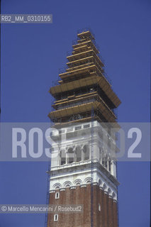 Venice, 1993. Restoration of the Saint Marks Bell Tower / Venezia, 1993. Restauro del campanile di San Marco - ©Marcello Mencarini/Rosebud2