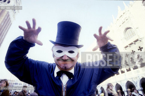 Venice Carnival, about 1990. Carnival costume / Carnevale di Venezia, 1990 circa. Maschera - ©Marcello Mencarini/Rosebud2