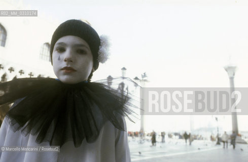 Venice Carnival, about 1990. Carnival costume / Carnevale di Venezia, 1990 circa. Maschera - ©Marcello Mencarini/Rosebud2