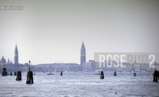 Venice, about 1990. St. Marks Basin / Venezia, 1990 circa. Bacino di san Marco - ©Marcello Mencarini/Rosebud2