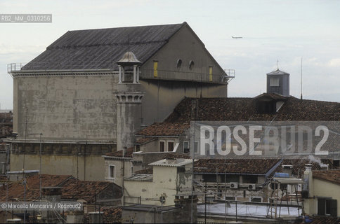 Venice, about 1990. External view of La Fenice Theater / Venezia, 1990 circa. Veduta esterna del Teatro La Fenice - ©Marcello Mencarini/Rosebud2