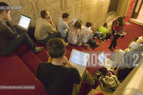 Venice Lido, Venice Film Festival 2006. Press Room / Lido di Venezia, Mostra del Cinema di Venezia 2006. Sala stampa - ©Marcello Mencarini/Rosebud2