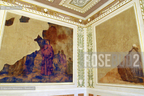 Venice, November 24, 2003. Interior view of La Fenice Theater just restored. Apollonian Halls / Venezia, 24 novembre 2003. Interno del Teatro La Fenice appena restaurato, Sale Apollinee - ©Marcello Mencarini/Rosebud2