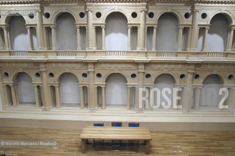Venice, November 24, 2003. Interior view of La Fenice Theater just restored, Aldo Rossi Hall / Venezia, 24 novembre 2003. Interno del Teatro La Fenice appena restaurato, Sala Aldo Rossi - ©Marcello Mencarini/Rosebud2