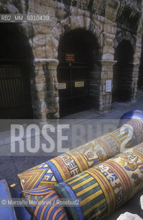 Scenery outside the Arena di Verona (about 1985) / Scenografia allesterno dellArena di Verona - ©Marcello Mencarini/Rosebud2
