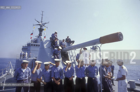 La Spezia Military Port. Italian Navy frigate ship ZEFIRO / La Spezia, Porto militare. La nave fregata della Marina italiana ZEFIRO - ©Marcello Mencarini/Rosebud2