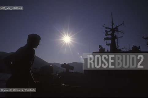 La Spezia Military Port. Italian Navy frigate ship ZEFIRO / La Spezia, Porto militare. La nave fregata della Marina italiana ZEFIRO - ©Marcello Mencarini/Rosebud2