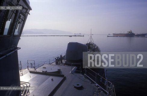 La Spezia Military Port. Italian Navy frigate ship ZEFIRO / La Spezia, Porto militare. La nave fregata della Marina italiana ZEFIRO - ©Marcello Mencarini/Rosebud2