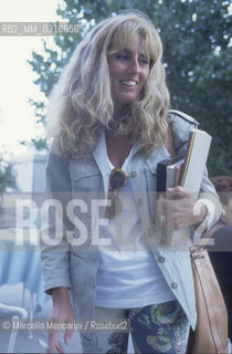 Cinema press officer Cristiana Caimmi, about 1988 / Laddetta stampa Cristiana Caimmi, 1988 circa - ©Marcello Mencarini/Rosebud2
