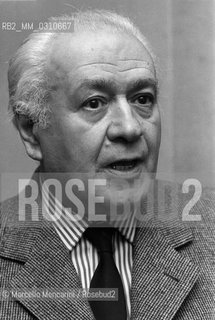 Italian literary critic Walter Binni (1981) / Il critico letterario Walter Binni (1981) - ©Marcello Mencarini/Rosebud2