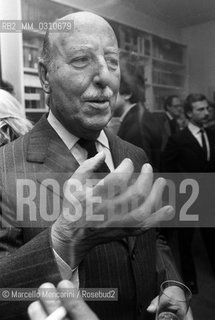 Italian publisher Valentino Bompiani (1979) / Leditore Valentino Bompiani (1979) - ©Marcello Mencarini/Rosebud2