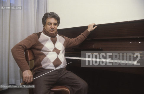 Soviet-born Israeli conductor Yuri Ahronovitch (about 1980) / Il direttore dorchestra Yuri Ahronovitch (1980 circa) - ©Marcello Mencarini/Rosebud2