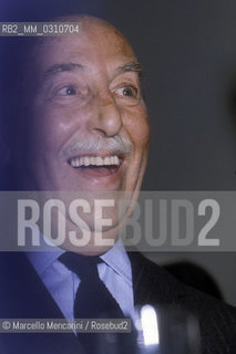 Italian publisher Valentino Bompiani (1979) / Leditore Valentino Bompiani (1979) - ©Marcello Mencarini/Rosebud2