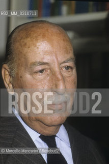 Italian publisher Valentino Bompiani (1979) / Leditore Valentino Bompiani (1979) - ©Marcello Mencarini/Rosebud2