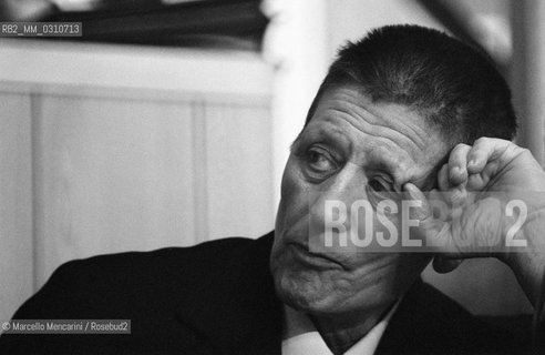 Rome, 1979. Italian politician Giorgio Amentola at the 15th Congress of his Party, the Italian Communist Party / Roma, 1979. Il politico Giorgio Amendola al 15° congresso del suo partito, il Partito Comunista Italiano (PCI) - ©Marcello Mencarini/Rosebud2