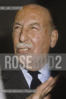 Italian publisher Valentino Bompiani (1979) / Leditore Valentino Bompiani (1979) - ©Marcello Mencarini/Rosebud2
