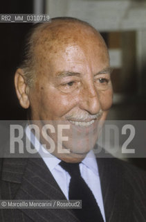 Italian publisher Valentino Bompiani (1979) / Leditore Valentino Bompiani (1979) - ©Marcello Mencarini/Rosebud2