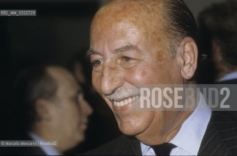 Italian publisher Valentino Bompiani (1979) / Leditore Valentino Bompiani (1979) - ©Marcello Mencarini/Rosebud2
