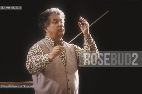 Soviet-born Israeli conductor Yuri Ahronovitch (about 1980) / Il direttore dorchestra Yuri Ahronovitch (1980 circa) - ©Marcello Mencarini/Rosebud2