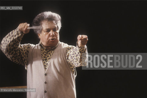 Soviet-born Israeli conductor Yuri Ahronovitch (about 1980) / Il direttore dorchestra Yuri Ahronovitch (1980 circa) - ©Marcello Mencarini/Rosebud2