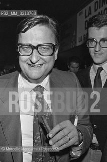 Italian economist and politician Beniamino Andreatta (1979) / Il politico ed economista Beniamino Andreatta (1979) - ©Marcello Mencarini/Rosebud2