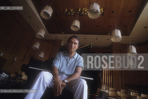 Music conductor Claudio Abbado. Bolzano 1991 / Il direttore dorchestra Claudio Abbado. Bolzano 1991 - ©Marcello Mencarini/Rosebud2