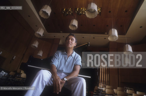 Music conductor Claudio Abbado. Bolzano 1991 / Il direttore dorchestra Claudio Abbado. Bolzano 1991 - ©Marcello Mencarini/Rosebud2