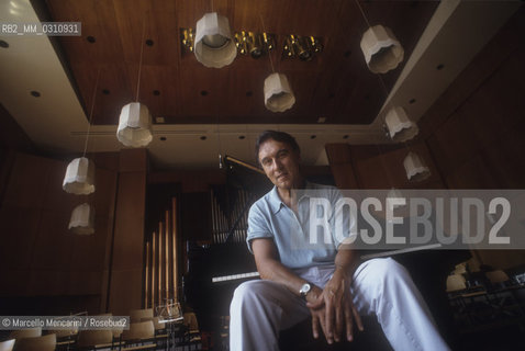 Music conductor Claudio Abbado. Bolzano 1991 / Il direttore dorchestra Claudio Abbado. Bolzano 1991 - ©Marcello Mencarini/Rosebud2